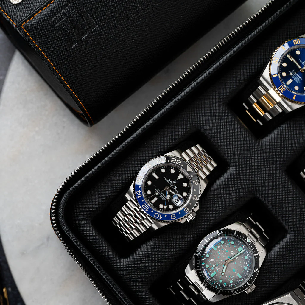 Black Saffiano Watch Box – 6 Watches - Image 4